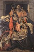 Sandro Botticelli Lament for Christ Dead painting